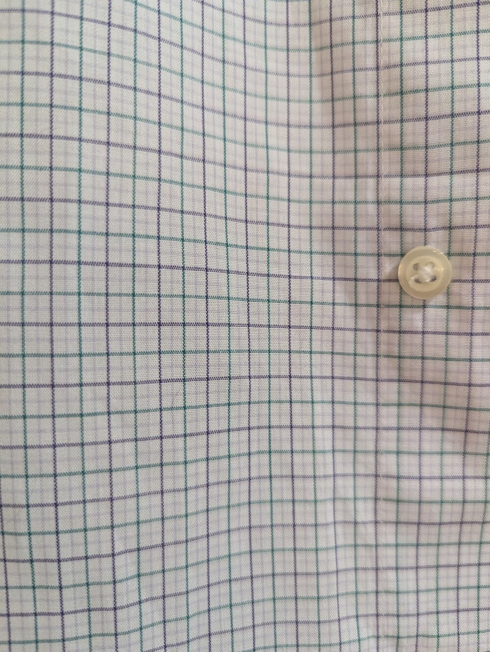 O'Connell's Dress Shirt with Green & Purple Check - Picture 3 of 7